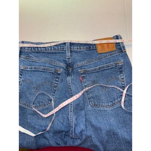 Levis 501 S Men's 29x28 Blue Jeans Button Fly Skinny Denim 5 Pocket - Picture 10 of 13